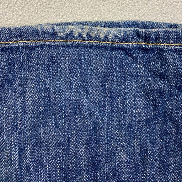 Express Jeans Zelda Skinny Womens Low Rise Size 4r Blue Stretch Dark Wash - Picture 6 of 7